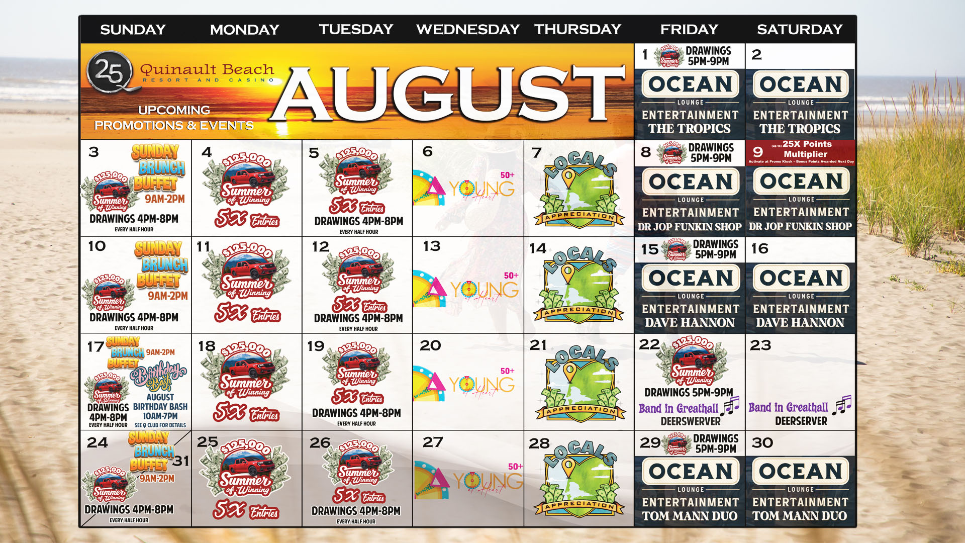 Aug 2025 Calendar